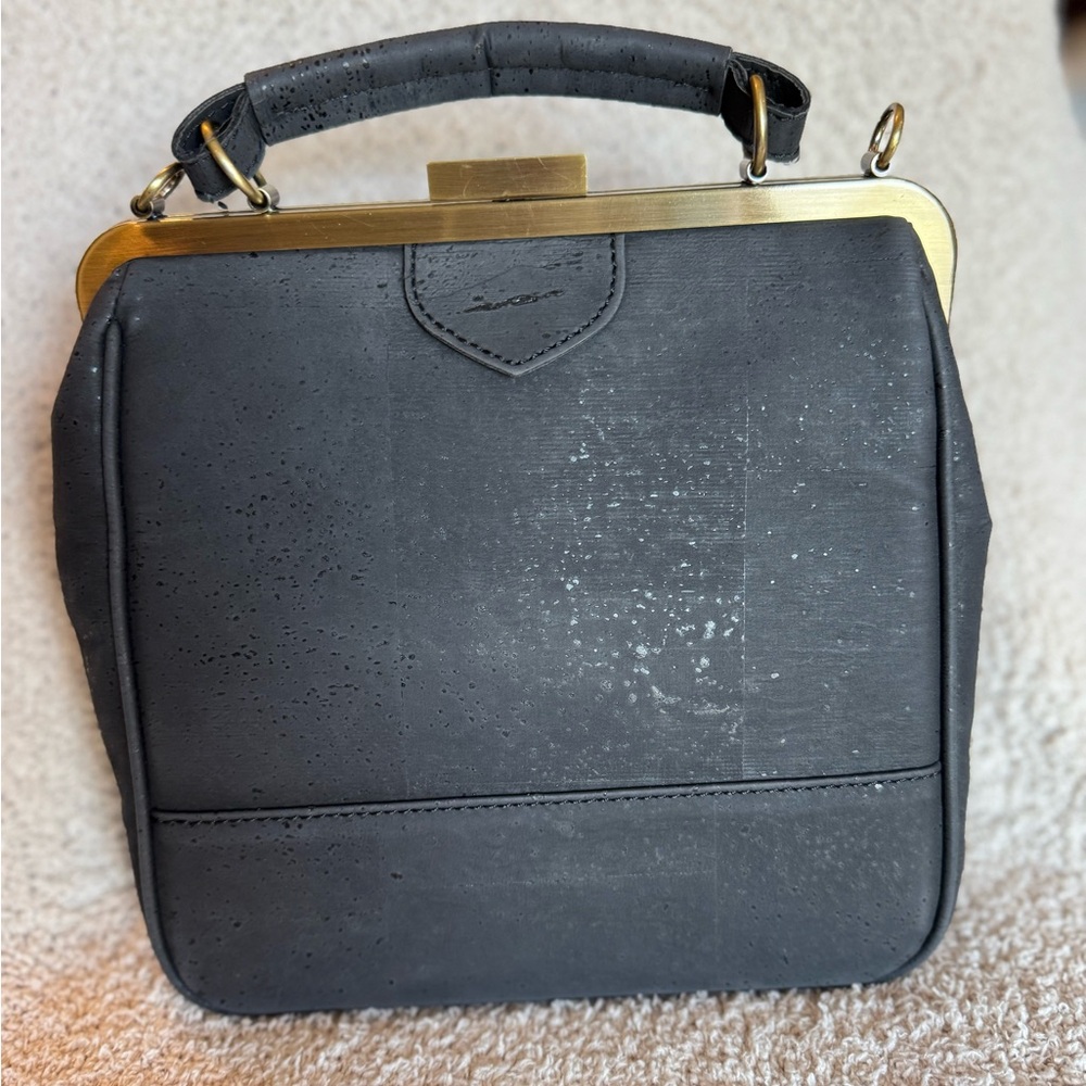 Laflore bebebark cork convertible purse